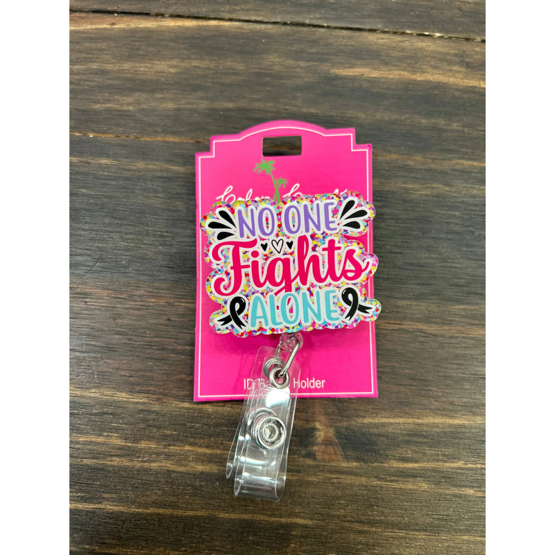No One Fights Alone ID Badge Reel