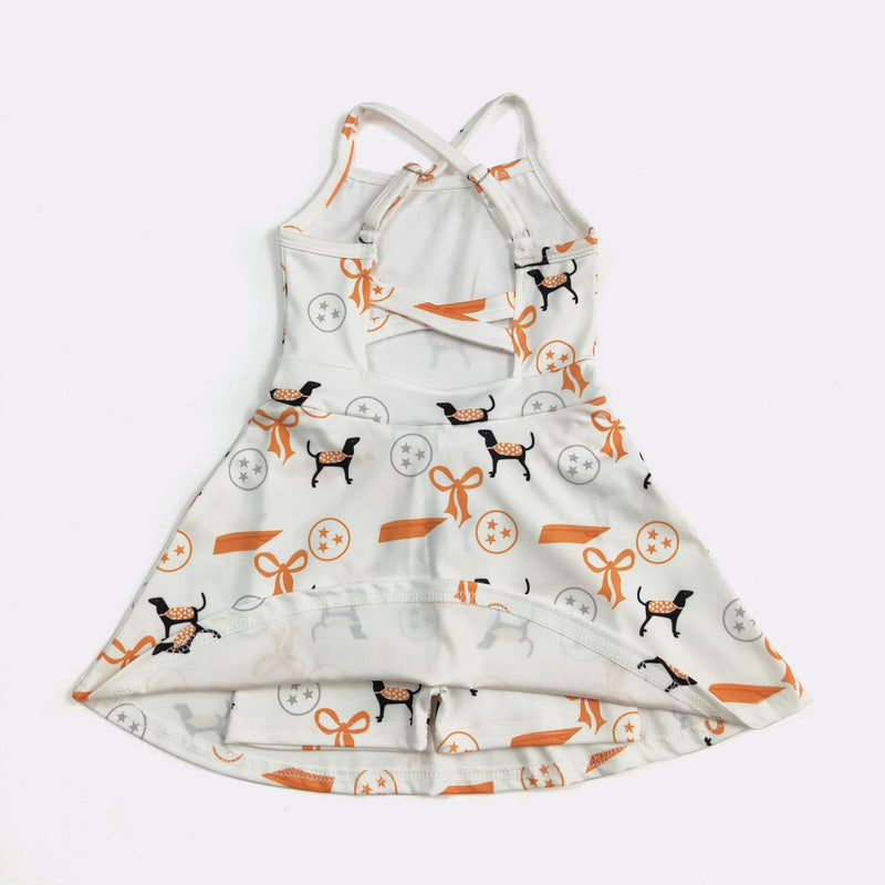 Tennessee Athletic Girls Dress - Clover Cottage