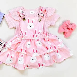 Easter Suspender Set - Girl Outfit