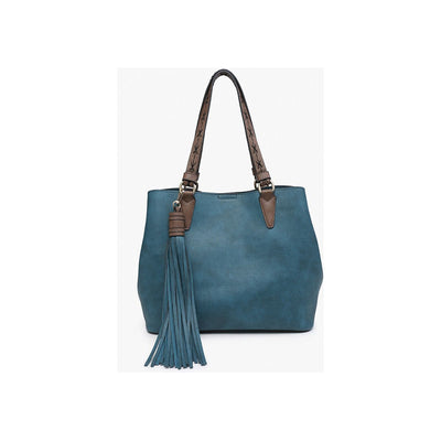 Peacock Aliza Satchel - Monogrammable