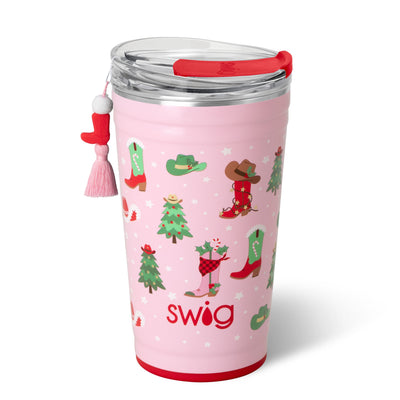 Howdy Holidays Party Cup (24oz) - Swig Life