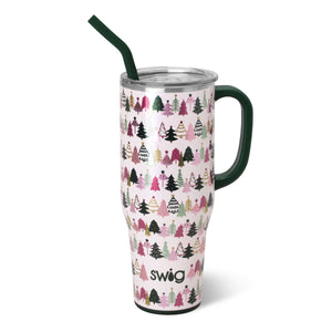 Tinseled Trees 40oz Mega Mug- Swig Life