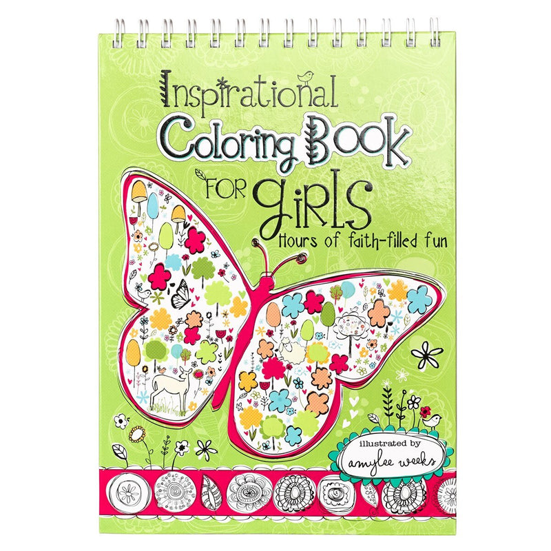 Inspirational Wirebound Coloring Book