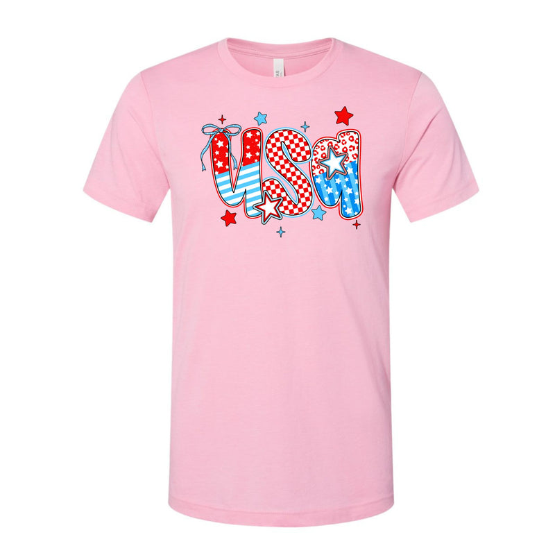 Retro USA Tee - Bella Canvas - Adult Tee