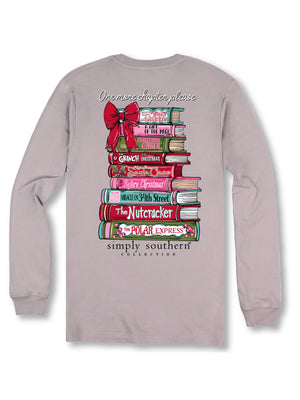 Christmas Book Long Sleeve - Simply Southern Tee