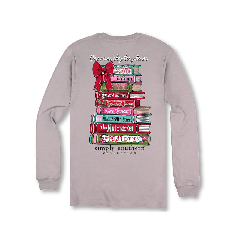 Christmas Book Long Sleeve - Simply Southern Tee
