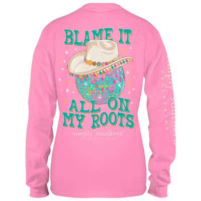 Blame It All On My Roots - Simply Southern Tee