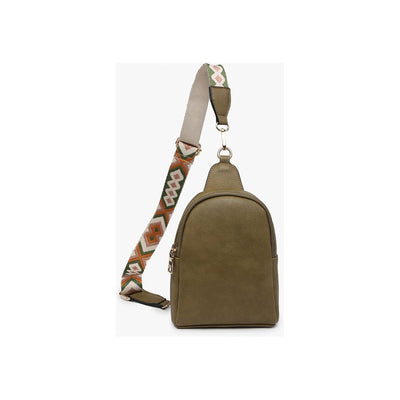 Olive Ellen Guitar Strap Sling Bag - Monogrammable