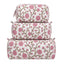 Pink and Green Floral Quilted 3 in 1 Set