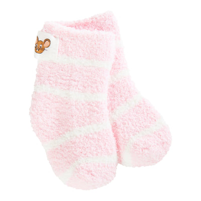 Candy Stripe Snug Infant Cozy Crew - World's Softest Socks for Baby