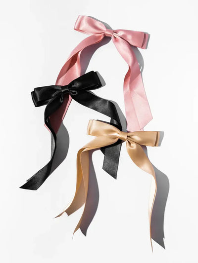 Classic Ribbon Barrettes - Set of 3