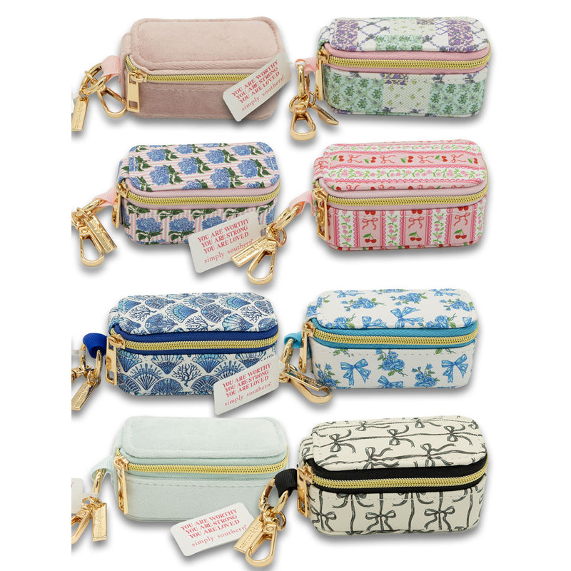 Portable Jewelry Case Keychain - Simply Southern