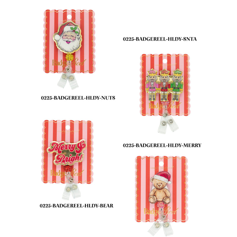 Holiday Badge Reel - Simply Southern