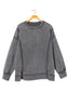 Simply Southern Mineral Wash Sweatshirt- Black