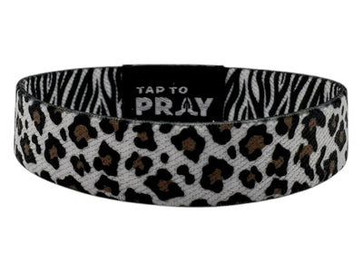 Tap to Pray - Wristband Safari Zebra - Medium