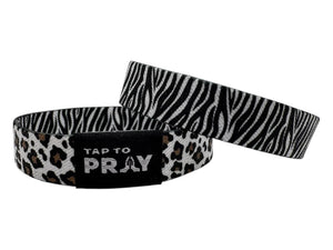 Tap to Pray - Wristband Safari Zebra - Medium