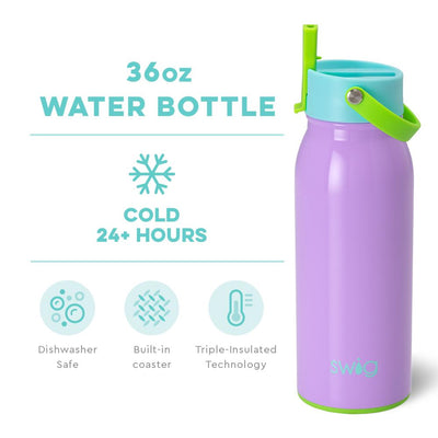 Ultra Violet Flip & Sip Bottle (36oz) - Swig Life