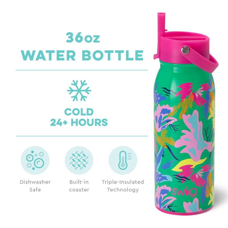 Paradise Flip & Sip Bottle (36oz) - Swig Life