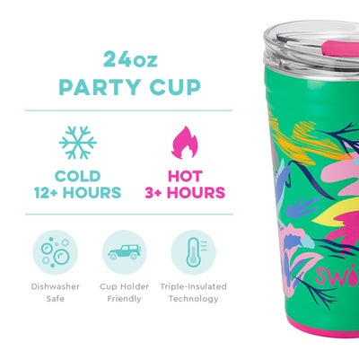 Paradise Party Cup (24oz) - Swig Life