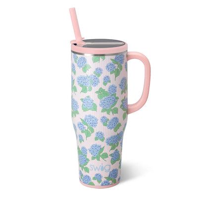 Hydrangeas Mega Mug 40oz - Swig Life