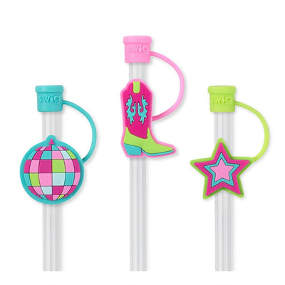 Disco Cowgirl Straw Topper Set - Swig Life