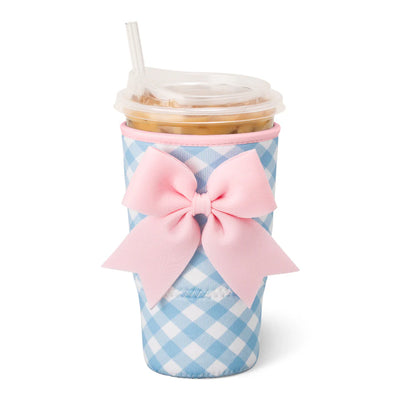 Gingham Iced Cup Coolie- Swig Life - Large