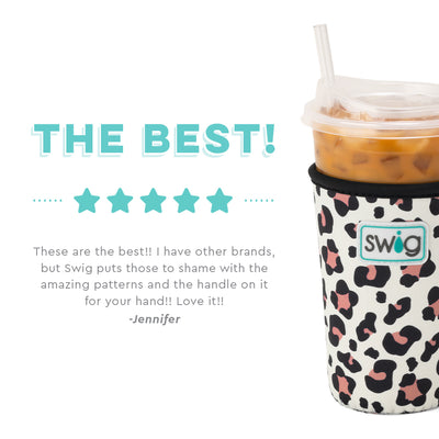 Luxy Leopard Iced Cup Coolie- Swig Life