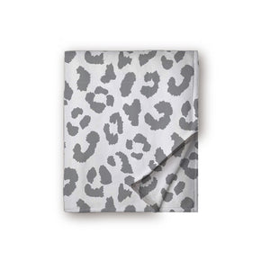 Grey Leopard Super Soft Blanket