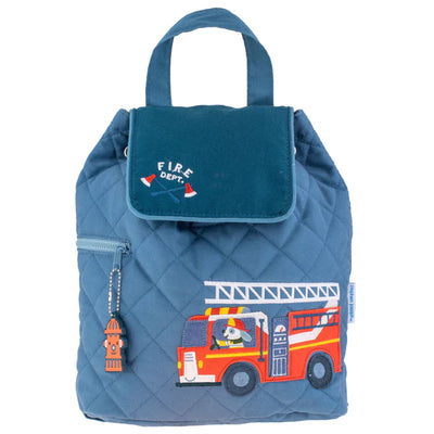 Firetruck Quilted Backpack - Stephen Joseph