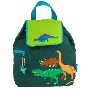 Green Dino Quilted Backpack - Stphen Joseph