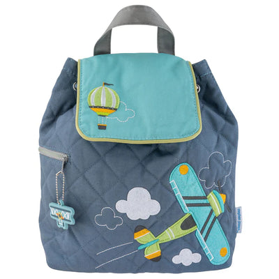 Airplane Hot Air Balloon Quilted Backpack - Stephen Joseph