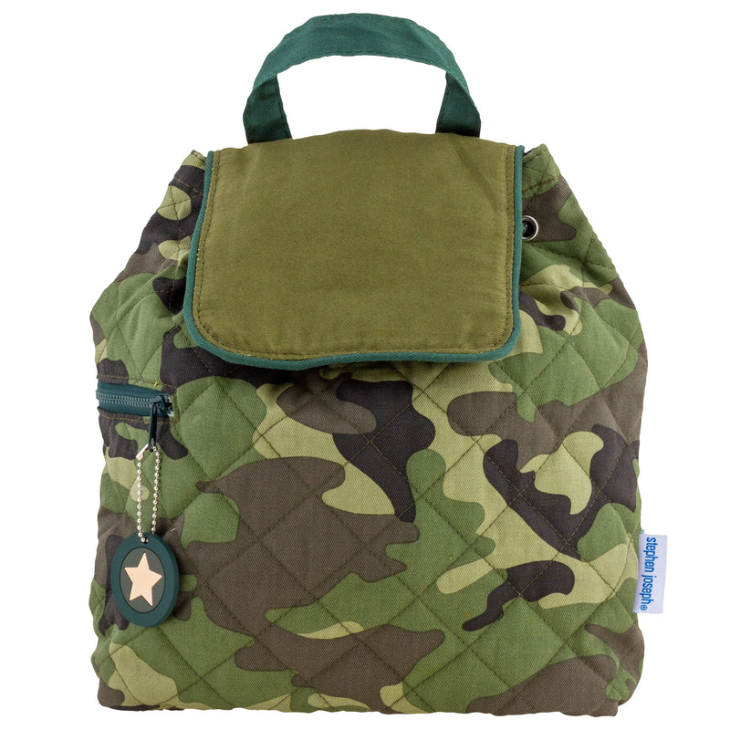 Camo Quilted Backpack - Stephen Joseph