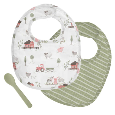 Farm Muslin Bib Set - Stephen Joseph