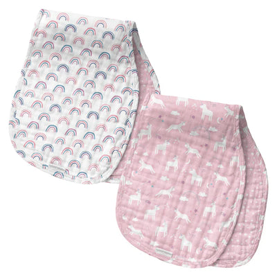 Unicorn Muslin Burp Cloth Set - Stephen Joseph