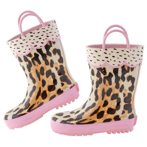 Leopard Rainboots - Kids