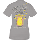 Simply Southern Let The Light Shine Out Of Darkness Tee - Adult