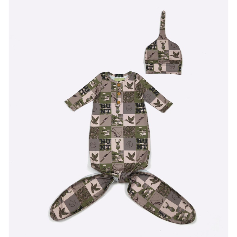 Hunt Patchwork Gown & Hat Set – Clover Cottage