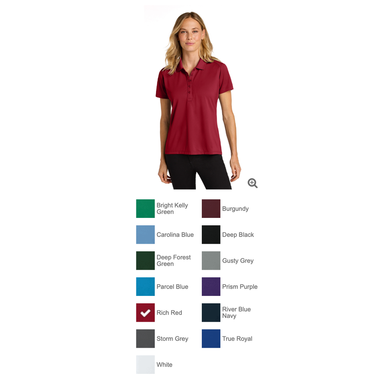 MTPS Port Authority® Women’s Wearever Performance Pique Polo- Embroidered
