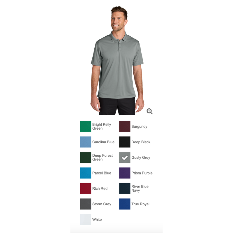 MTPS Port Authority® Men's Wearever Performance Pique Polo- Embroidered