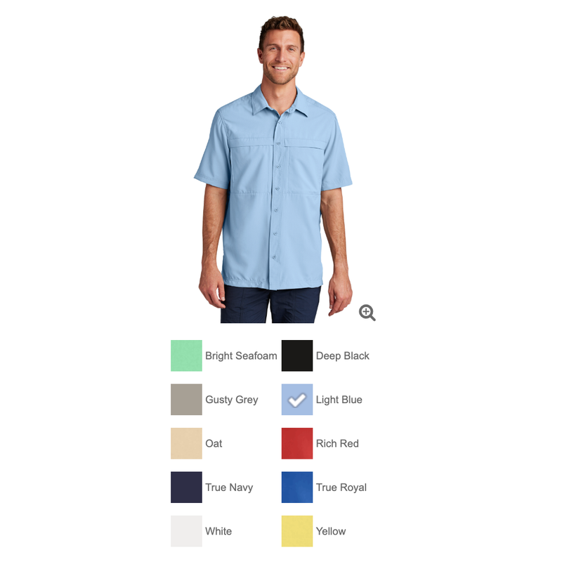 MTPS Port Authority Short Sleeve UV Daybreak Shirt- Embroidered