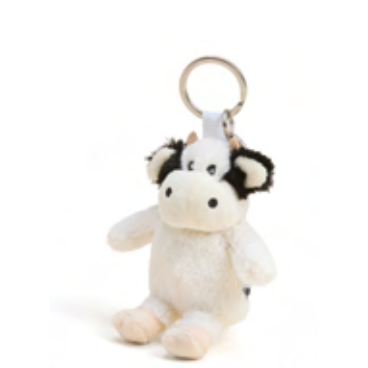 Cow Key Ring - Warmies Brand