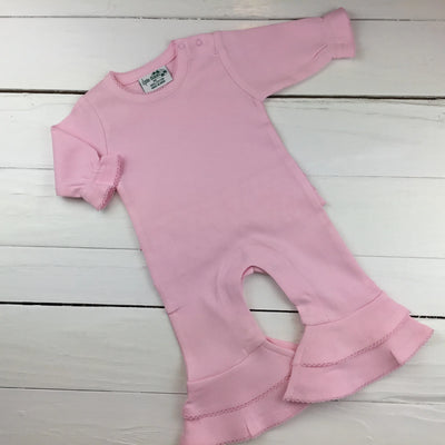 Baby Girl Sleeved Romper - Monogrammable