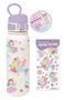 Fairy Stainless Steel Water Bottle with Vinyl Sticker Sheet - Kids