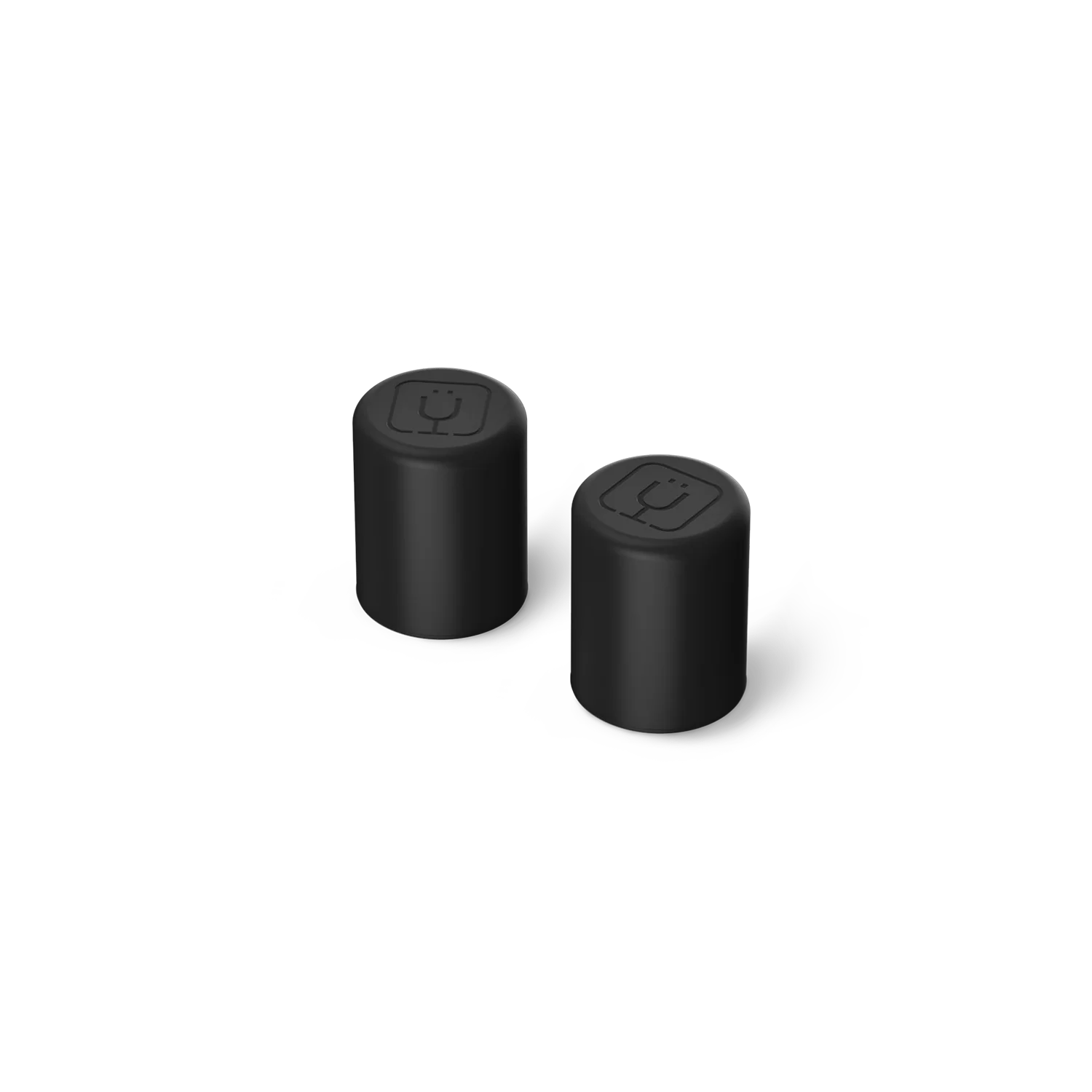 Magnetic Straw Covers - Black - Brumate