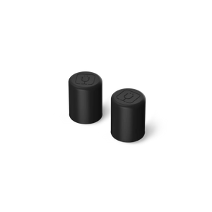 Magnetic Straw Covers - Black - Brumate