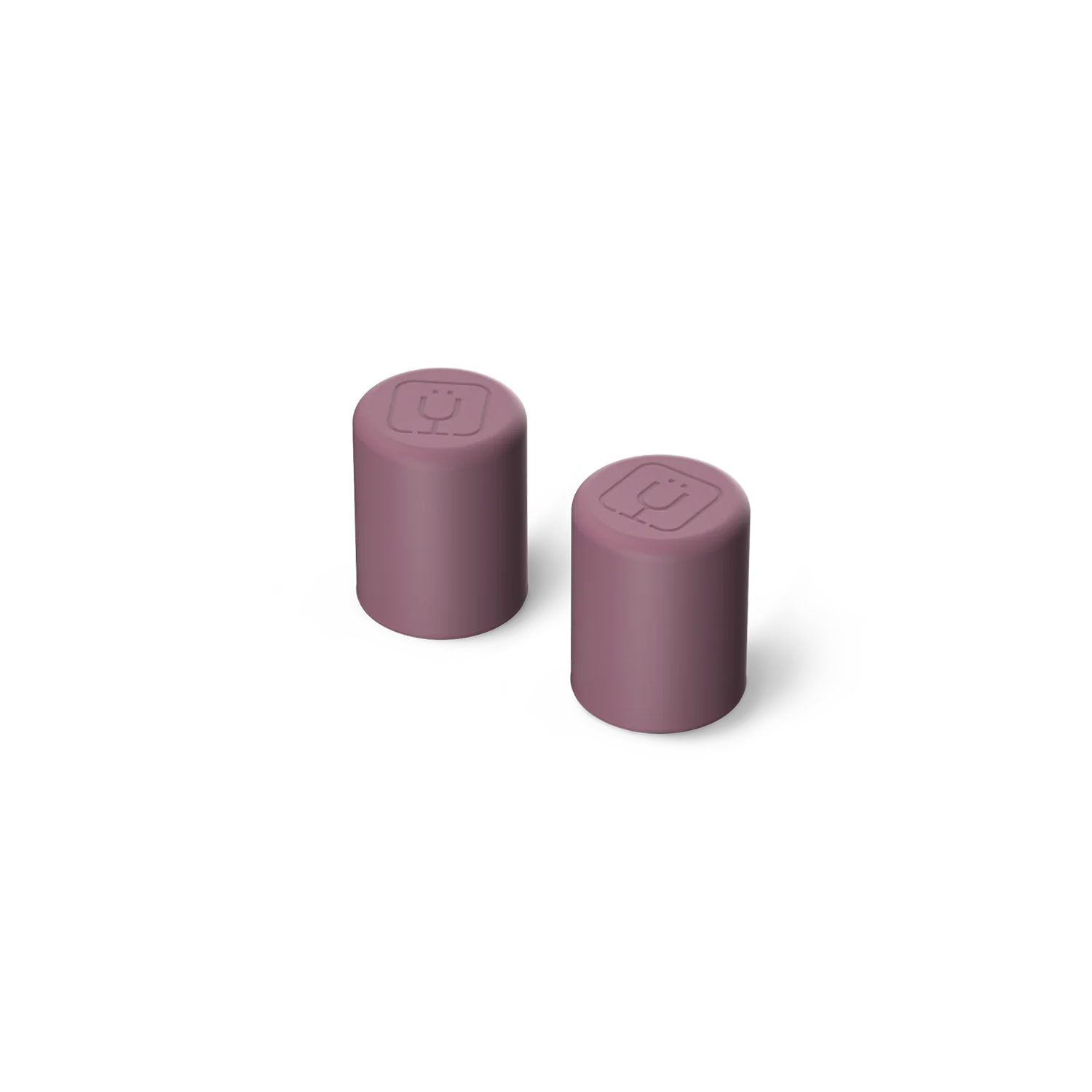Magnetic Straw Covers - Rose Taupe - Brumate