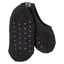 Black Cozy Footsie with Grippers - World's Softest Socks for Women