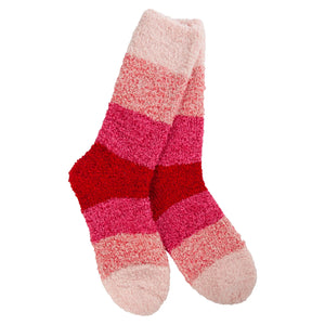 Pink Ombre Cozy Crew - World's Softest Socks for Women