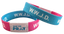 Tap to Pray - Wristband - Blue & Pink WWJD - Small