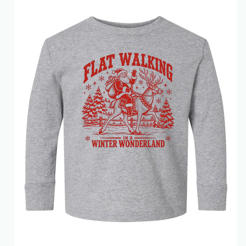 Flat Walking In A Winter Wonderland